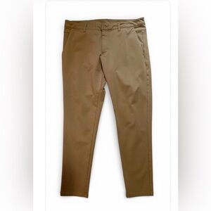 BYLT Pants Size 38x30 Tan Premium Basics Everyday 2.0 Slim Fit Men's Stretch